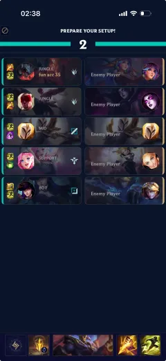 Lexu champion select - pick your champion
